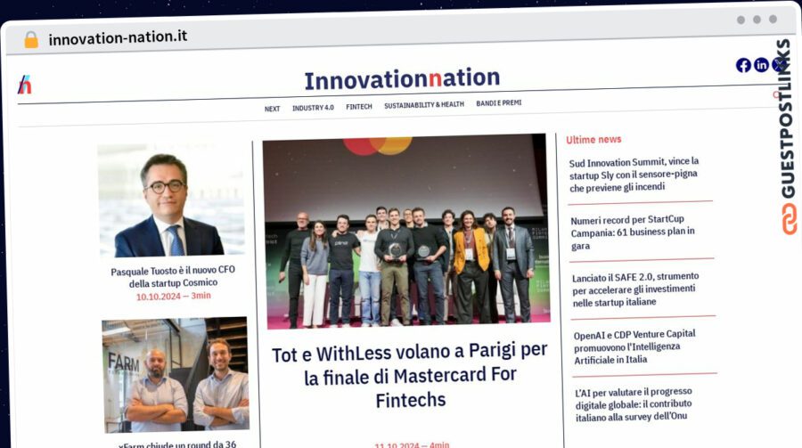 Publish Guest Post on innovation-nation.it