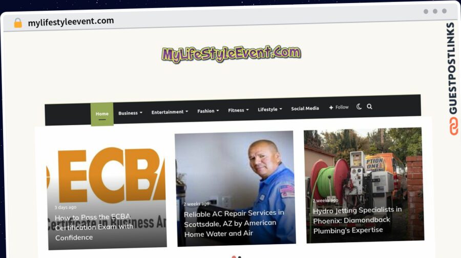 Publish Guest Post on mylifestyleevent.com