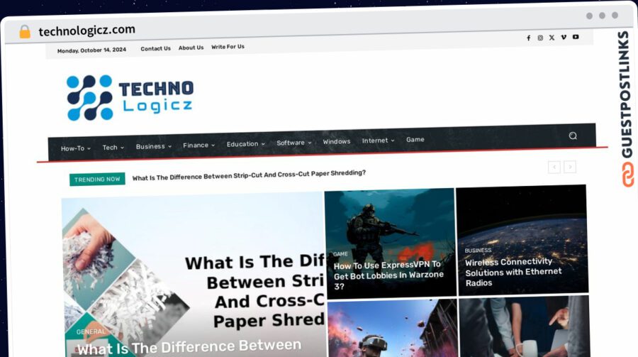 Publish Guest Post on technologicz.com