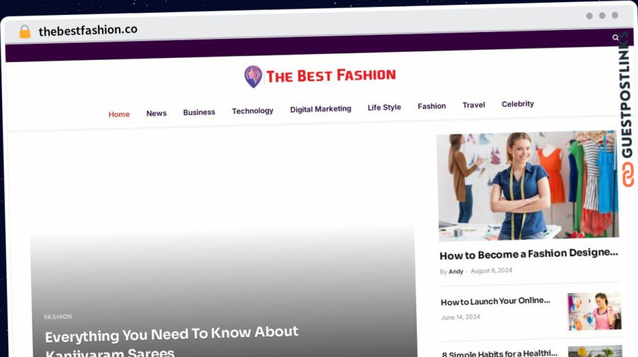 Publish Guest Post on thebestfashion.co