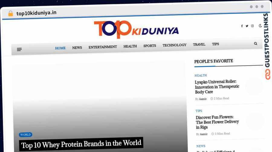Publish Guest Post on top10kiduniya.in