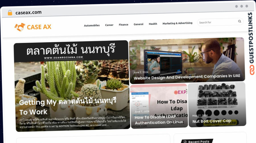 Publish Guest Post on caseax.com