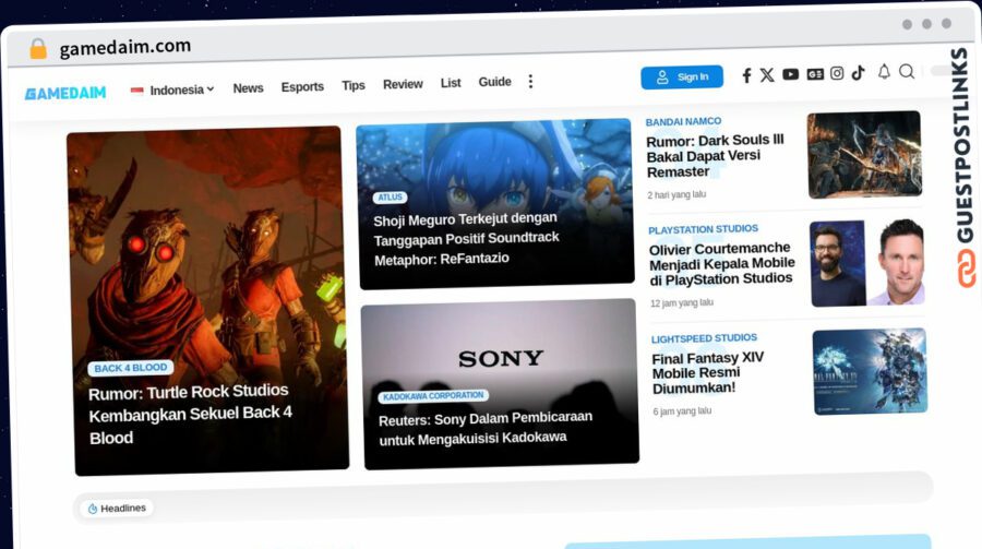Publish Guest Post on gamedaim.com
