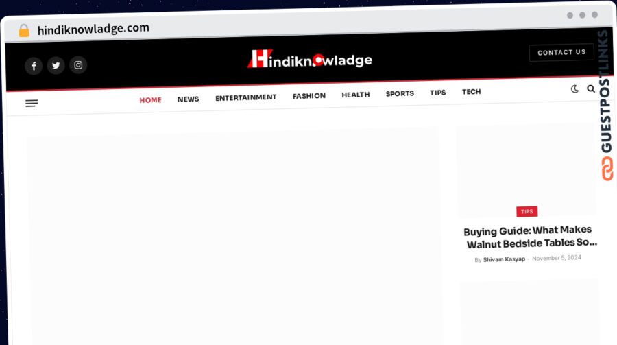 Publish Guest Post on hindiknowladge.com