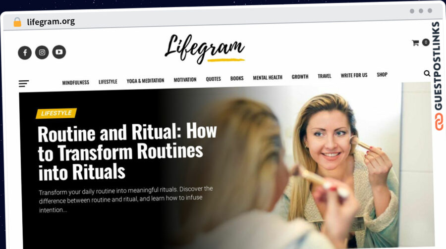 Publish Guest Post on lifegram.org