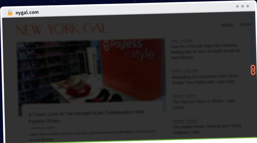 Publish Guest Post on nygal.com