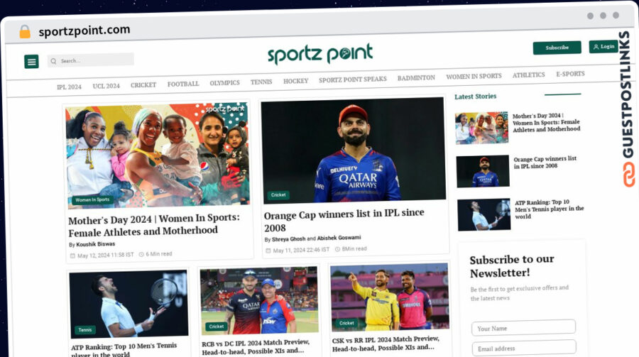 Publish Guest Post on sportzpoint.com
