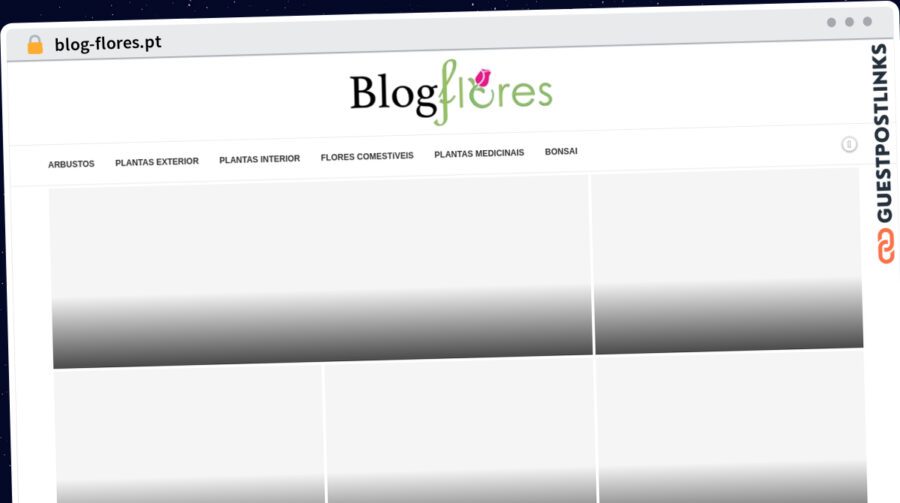 Publish Guest Post on blog-flores.pt