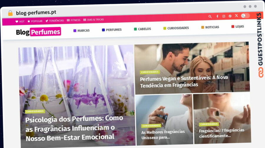 Publish Guest Post on blog-perfumes.pt