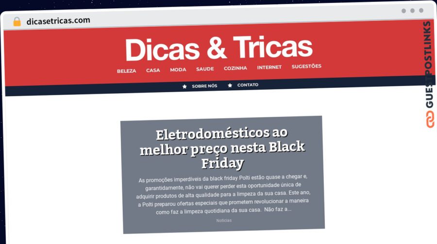Publish Guest Post on dicasetricas.com