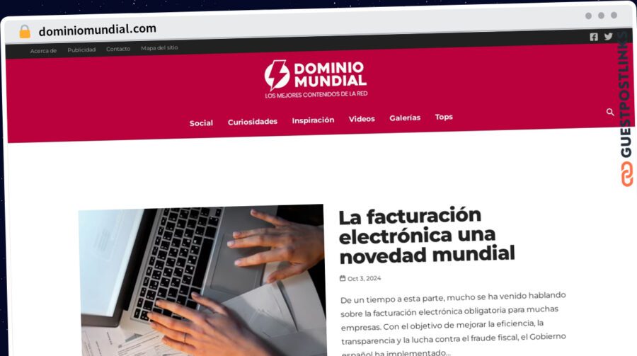 Publish Guest Post on dominiomundial.com