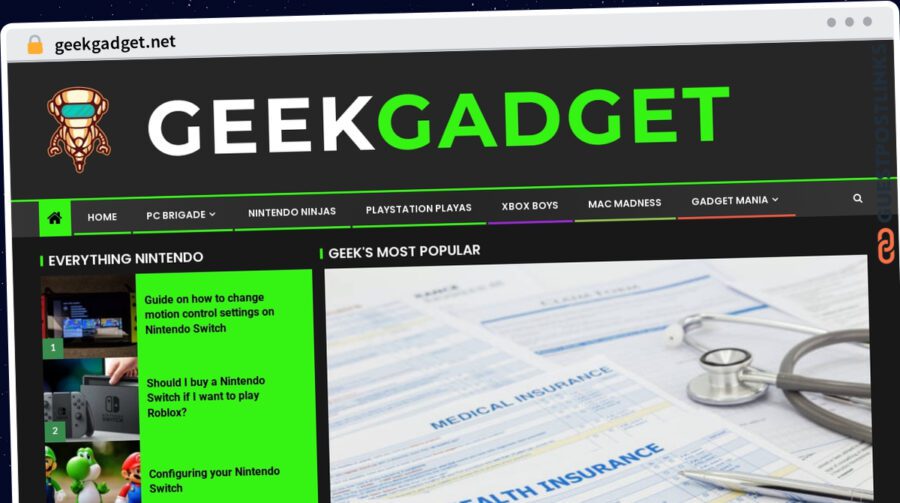 Publish Guest Post on geekgadget.net
