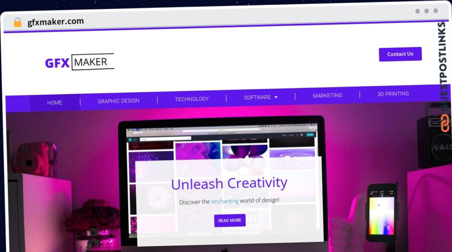 Publish Guest Post on gfxmaker.com