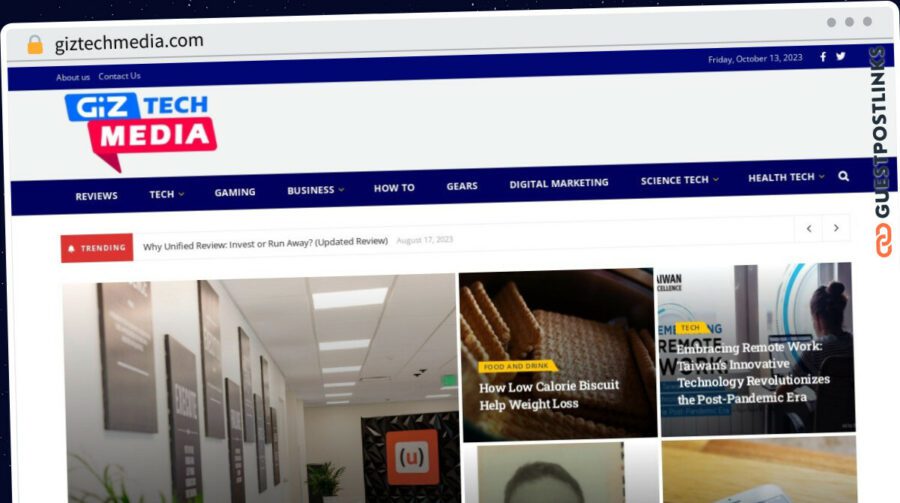 Publish Guest Post on giztechmedia.com