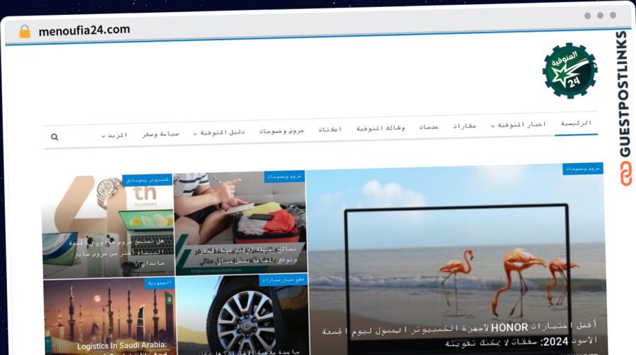Publish Guest Post on menoufia24.com