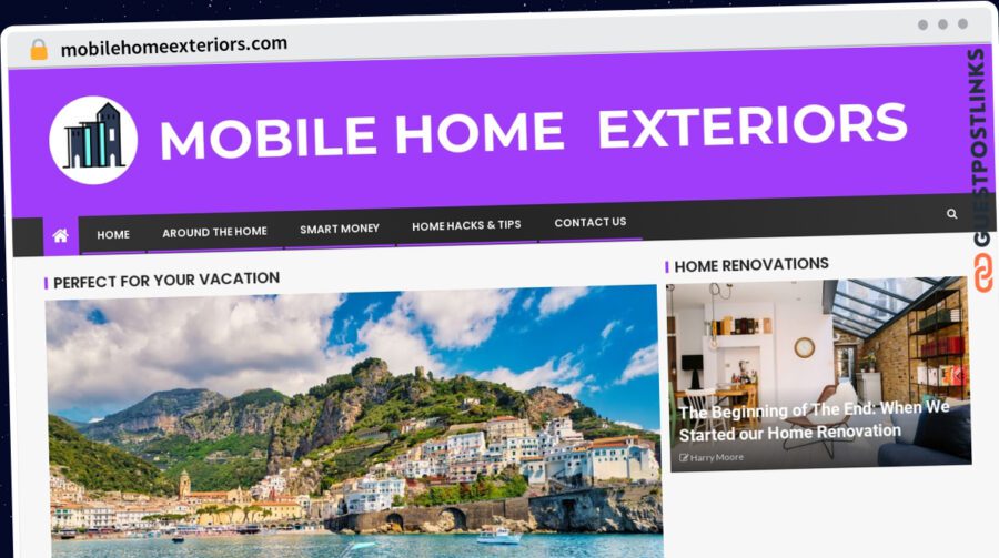 Publish Guest Post on mobilehomeexteriors.com