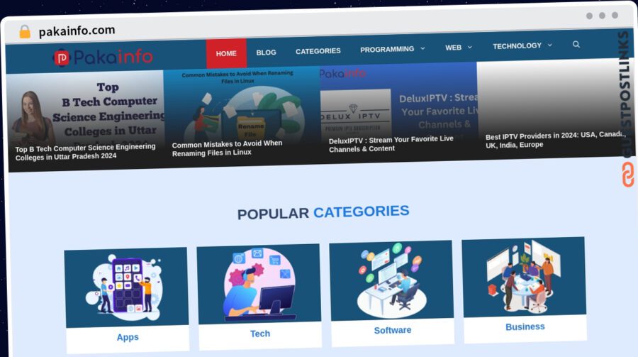 Publish Guest Post on pakainfo.com
