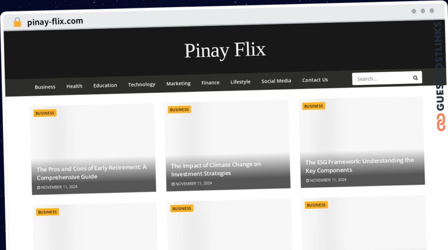 Publish Guest Post on pinay-flix.com