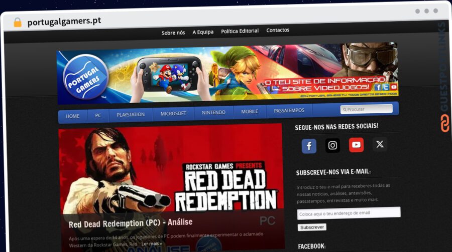 Publish Guest Post on portugalgamers.pt