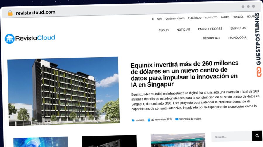 Publish Guest Post on revistacloud.com