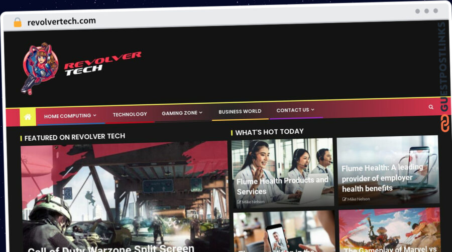 Publish Guest Post on revolvertech.com