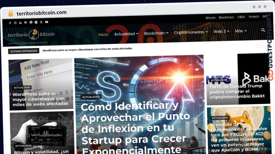 Publish Guest Post on territoriobitcoin.com