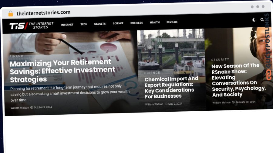 Publish Guest Post on theinternetstories.com
