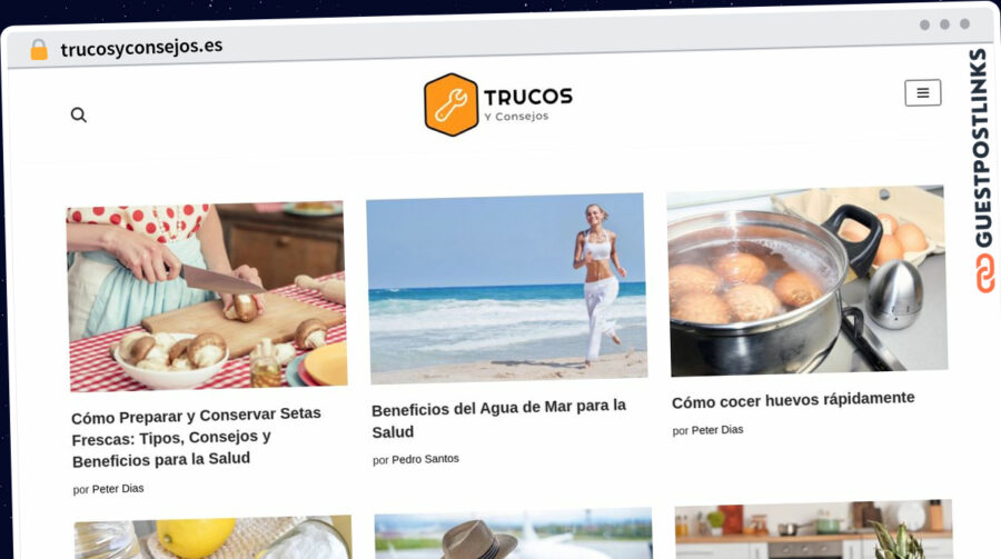 Publish Guest Post on trucosyconsejos.es
