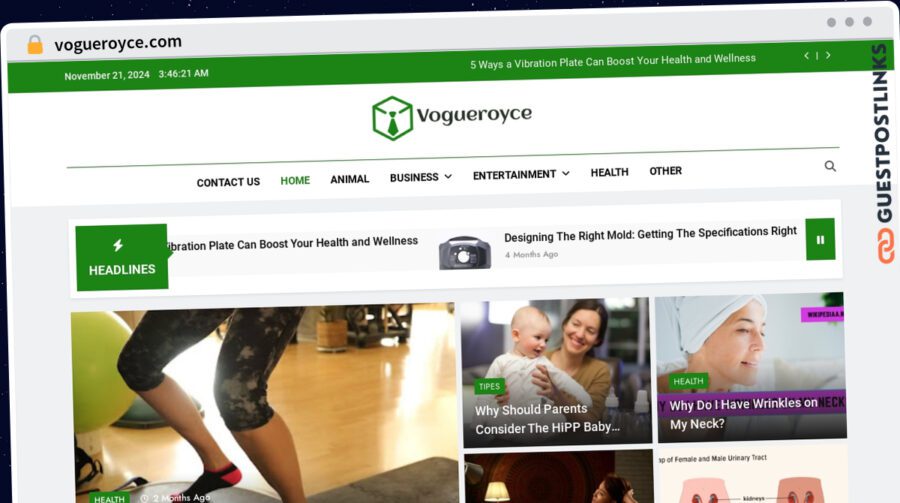 Publish Guest Post on vogueroyce.com