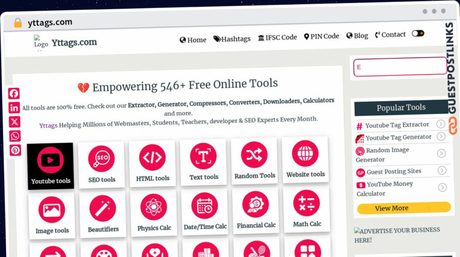 Publish Guest Post on yttags.com