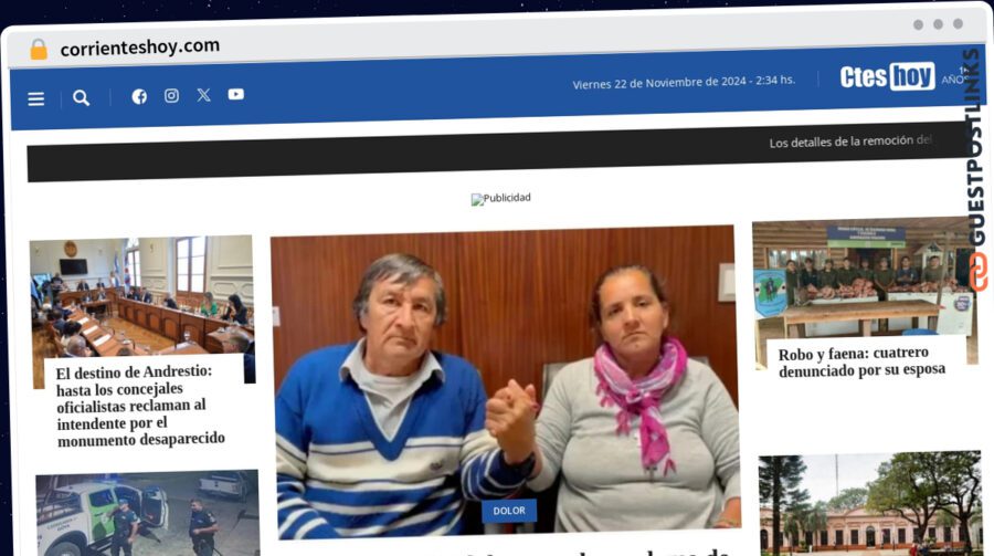 Publish Guest Post on corrienteshoy.com