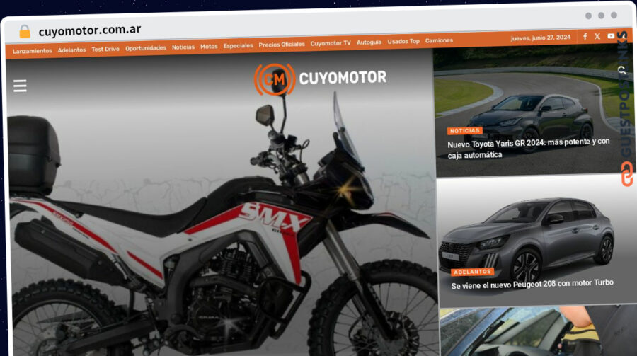 Publish Guest Post on cuyomotor.com.ar