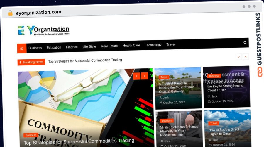 Publish Guest Post on eyorganization.com