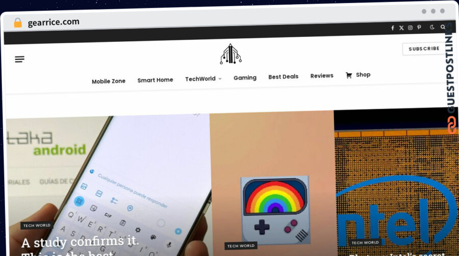 Publish Guest Post on gearrice.com