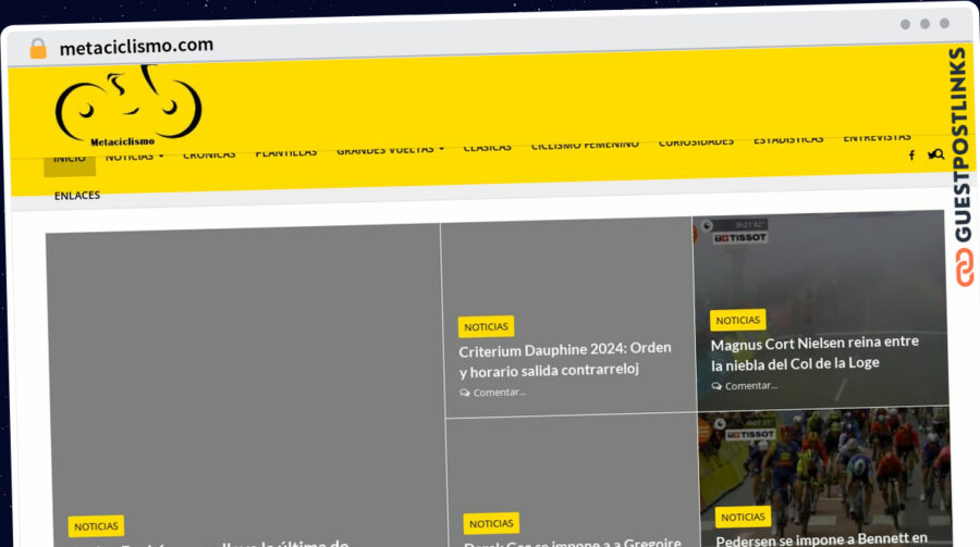 Publish Guest Post on metaciclismo.com