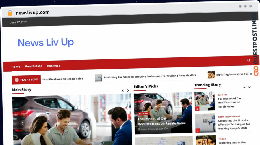 Publish Guest Post on newslivup.com
