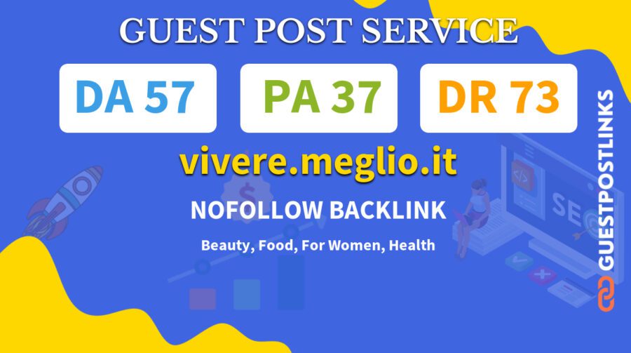 Buy Guest Post on vivere.meglio.it