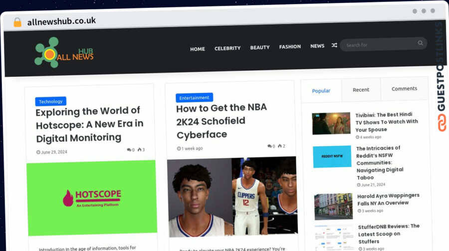 Publish Guest Post on allnewshub.co.uk