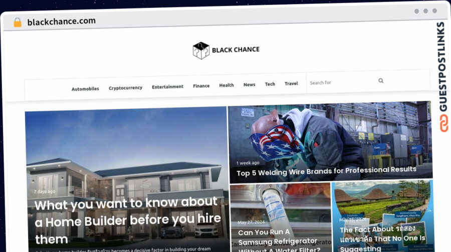 Publish Guest Post on blackchance.com