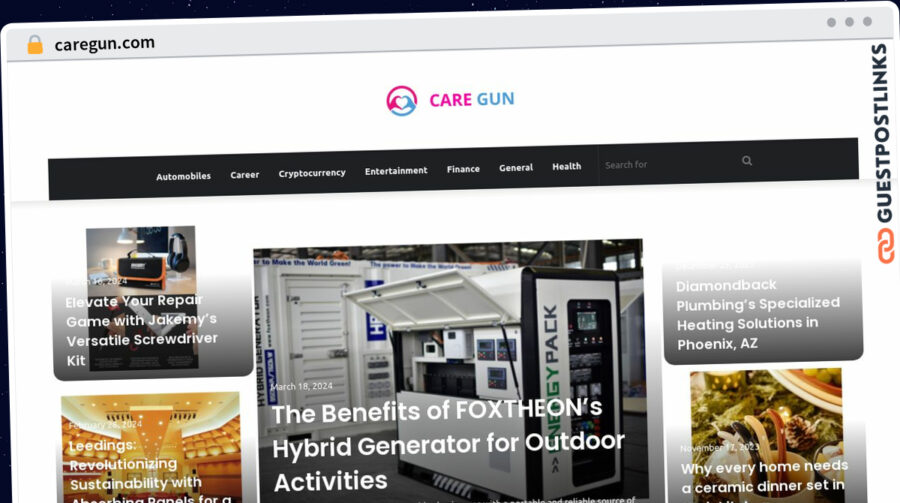 Publish Guest Post on caregun.com