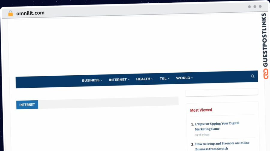 Publish Guest Post on omnilit.com