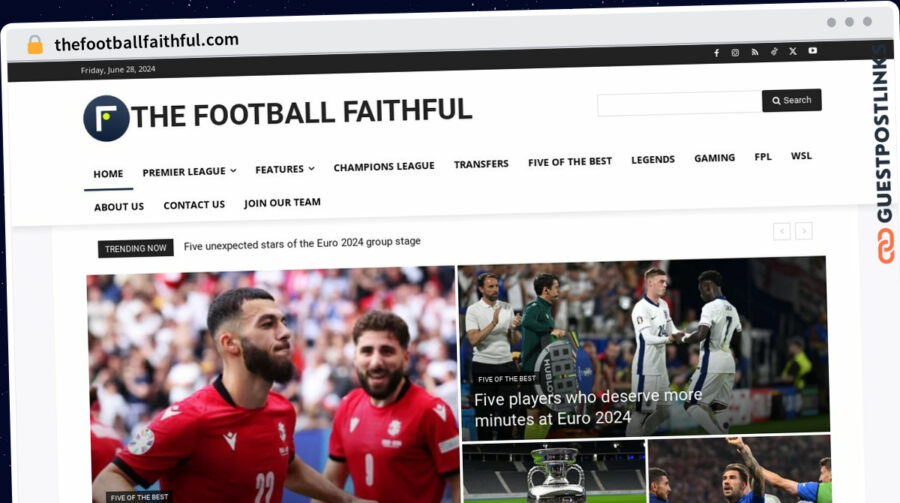 Publish Guest Post on thefootballfaithful.com