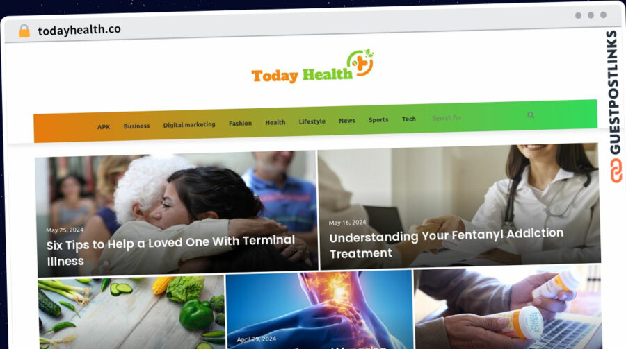 Publish Guest Post on todayhealth.co