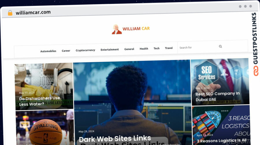 Publish Guest Post on williamcar.com