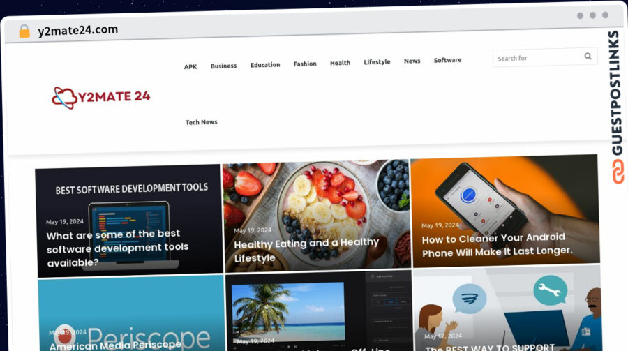 Publish Guest Post on y2mate24.com