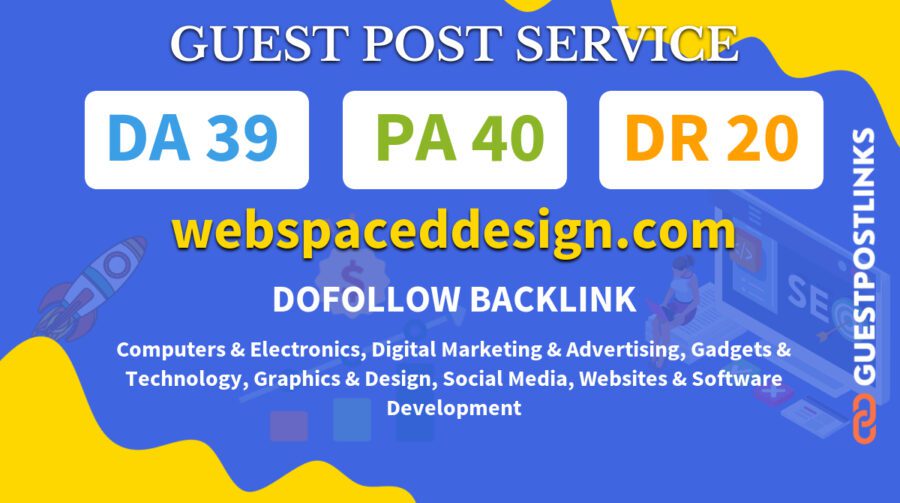 Buy Guest Post on webspaceddesign.com