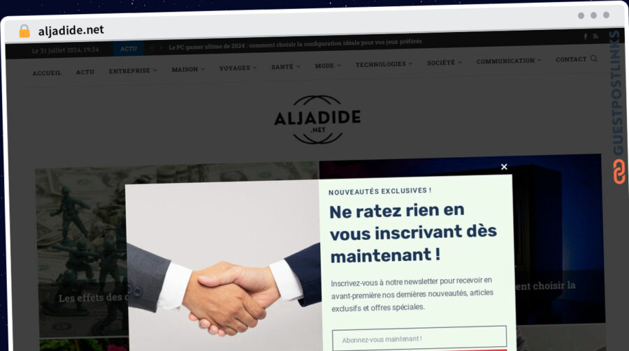 Publish Guest Post on aljadide.net