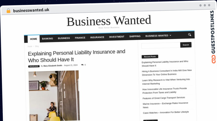 Publish Guest Post on businesswanted.uk