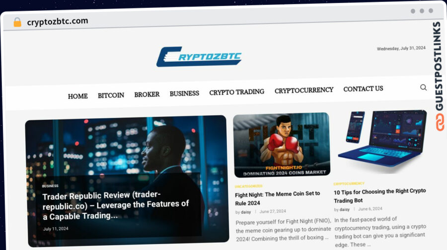 Publish Guest Post on cryptozbtc.com