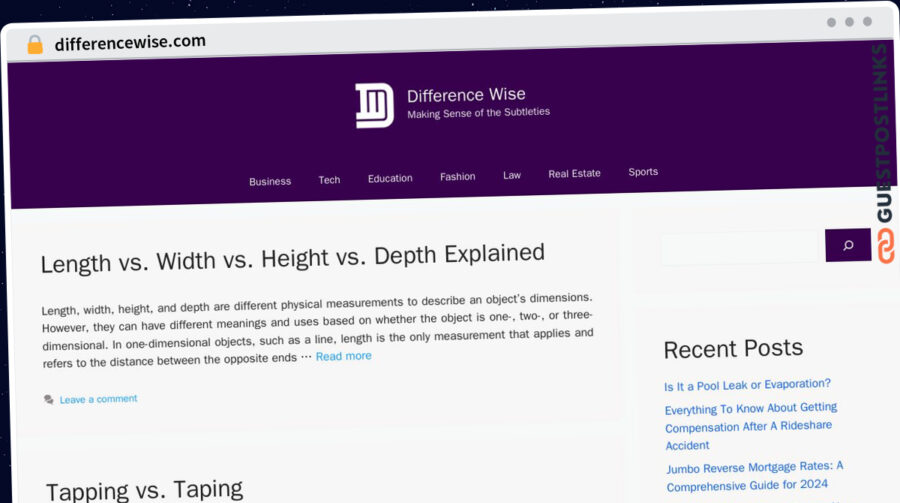 Publish Guest Post on differencewise.com